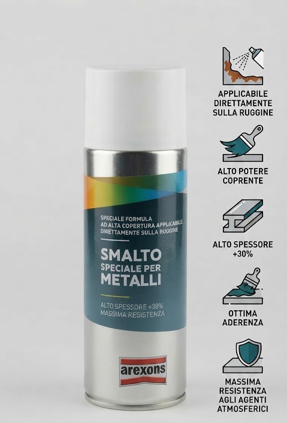 Smalto speciale per metalli ALLUMINIO RUOTE SPRAY (400Ml.) - immagine 3