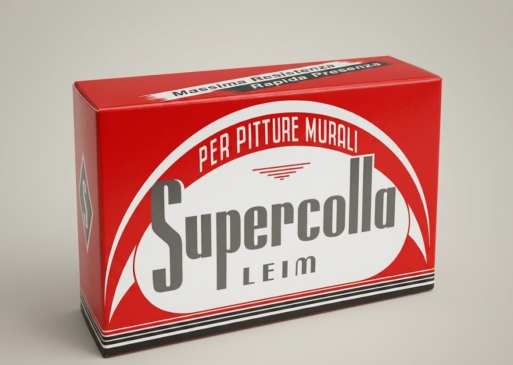 Confezione Supercolla Rossa per Pitture Murali LEIM (40Pz)