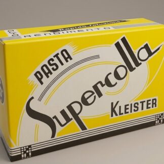 SUPERCOLLA GIALLA IN PACCHI GR.185 PER CARTONE E CARTE DA PARATI (40Pz)